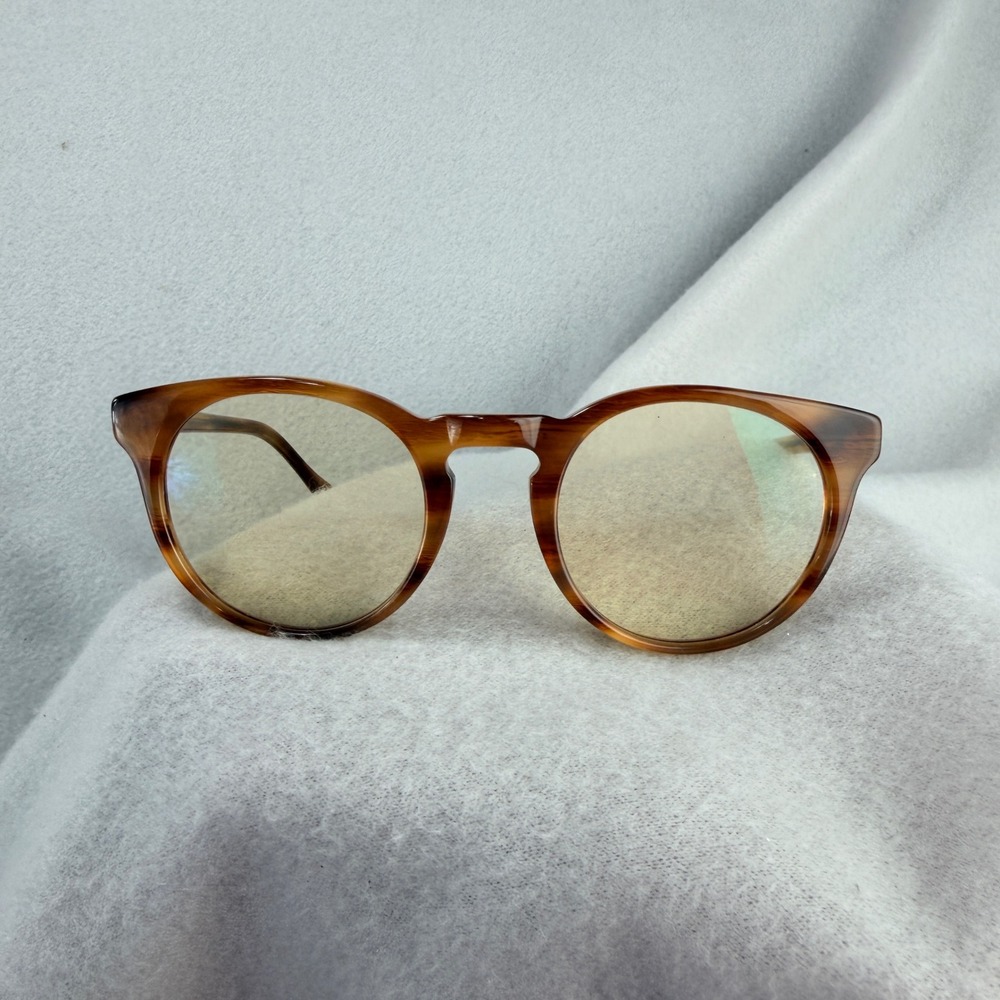 Felix Gray Turing C2 Blue Light Glasses Amber Toffee Tortoise Round 45-21-140